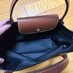 【美品】LONGCHAMP ハンドバッグ 黒の画像