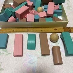 木の積み木　小さめの画像