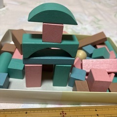 木の積み木　小さめの画像