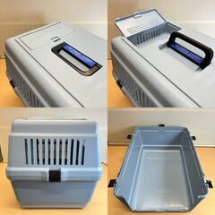 ペット用バスケット　アイリスオーヤマ トラベルキャリー HC-730（ライトグレー）の画像