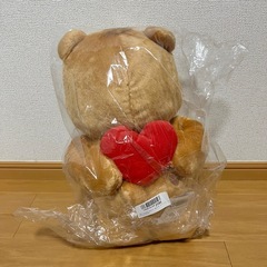 未開封品 ケアベア ハート持ちBIGぬいぐるみの画像