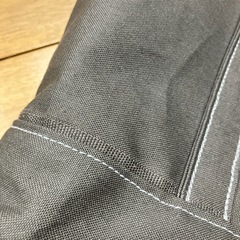 【ハンドメイド】帆布トートバッグ 肩がけ ダークグレー 1107新品未使用の画像