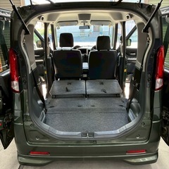 総額22.0万円★ナビTV★両Pスラ★スマキー2個★Pスタート★AAC★天井収納★平成26年式 スズキスペーシア Xリミテッド(MK32S)12.1万キロ 車検令和9年11月 グリーンの画像