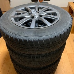 中古のタイヤホイールセット４本165/70R14の画像