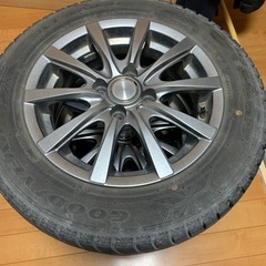 中古のタイヤホイールセット４本165/70R14の画像