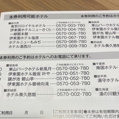 伊藤園ホテルズ特別ご優待券の画像