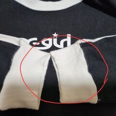 【お取置き中2】エックスガール ブラックロンティー サイズ:110の画像