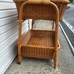 アンティーク　ランドリーバスケット　の画像