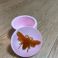 ハンドメイド　蜂模様　小物入れの画像