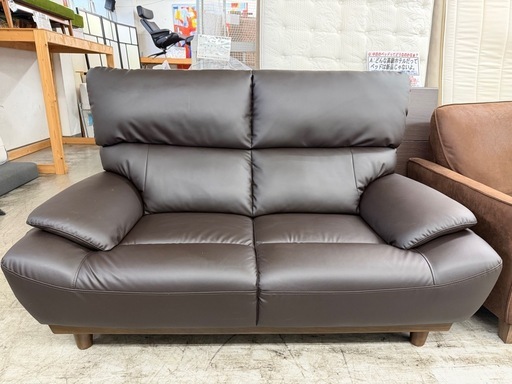 【愛品館 江戸川店 】2P合皮ソファ SHEER REICO JAPAN（レイコージャパン）