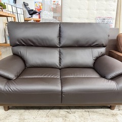 【愛品館 江戸川店 】2P合皮ソファ SHEER REICO JAPAN（レイコージャパン）の画像