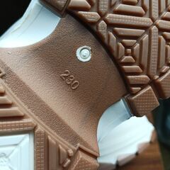 新品 23cm レディース スニーカー ホワイト シューズ 靴 カジュアル 厚底 識別番号:(936-Z)の画像