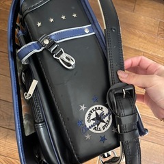 CONVERSE 黒青ランドセルの画像