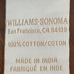 Williams Sonoma テーブルクロスの画像
