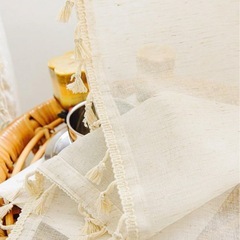 カーテン リネン の画像