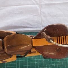 木製オートバイモデル の画像