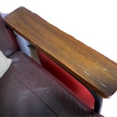 ニトリ　2人掛けソファ　レザーの画像