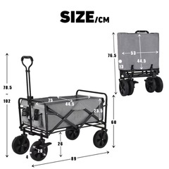 アウトドアワゴン　キャリーカート　キャリーワゴンの画像