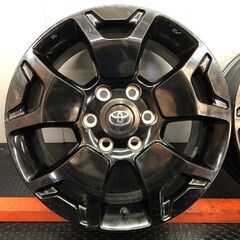 TOYOTA トヨタ GUN125ハイラックス ブラックラリーエディション 純正ホイール 18インチ 4本 7.5J6HPCD139.7+30 ハイエース流用可 (SHA019)の画像