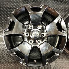 TOYOTA トヨタ GUN125ハイラックス ブラックラリーエディション 純正ホイール 18インチ 4本 7.5J6HPCD139.7+30 ハイエース流用可 (SHA019)の画像