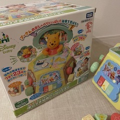 タカラトミー ディズニー ベビー 知育玩具　プーさん　イタズラボックス　知育玩具の画像