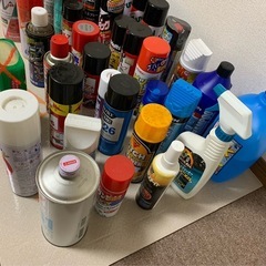 【無料】メンテナンス用油脂類一式（主にスプレー剤）の画像