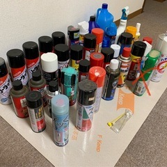 【無料】メンテナンス用油脂類一式（主にスプレー剤）の画像