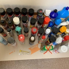 【無料】メンテナンス用油脂類一式（主にスプレー剤）の画像