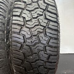 YOKOHAMA GEOLANDAR X-AT LT265/65R17 120/117Q 10PR 17インチ 夏タイヤ 2本 24年製 バリ溝 ランクルプラド パジェロ等　(STE044)の画像