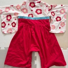 花柄袴70センチの画像