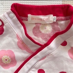 花柄袴70センチの画像