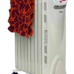 Kaz オイルヒーター エナジースマート KCV1211 ホワイト タオルハンガー付き 
の画像