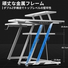 ーミングデスク　パソコンデスク　ゲーミングテーブル　オフィスデスクの画像