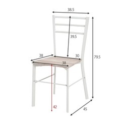 机椅子セットの画像