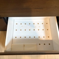 定価18万円　国産 河口家具製作所　食器棚　デザイン家具　モダン　無垢の画像