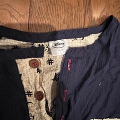 古着🉐ミッキー和柄 半袖&半ズボン　Lの画像