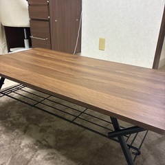 ニトリ ローテーブル 折りたたみテーブルの画像