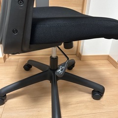 ニトリ　オフィスチェア　OC105 ブラックの画像