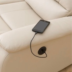 ソファ　電動ソファ　ニトリソファ　リクライニングソファの画像