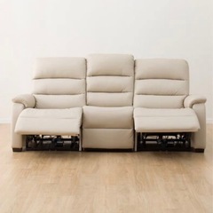 ソファ　電動ソファ　ニトリソファ　リクライニングソファの画像