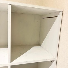 【11/8・11/9譲渡希望】白塗装　本棚の画像