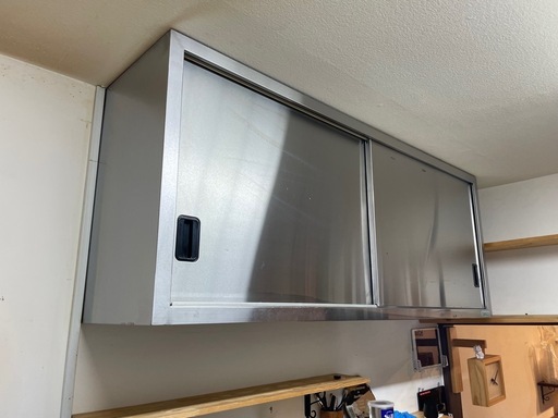 【27日までの引取り限定値下げ！】タニコー tanico　業務用　ステンレス　吊り戸棚　吊戸棚　Ｗ１５００ｘＤ３５０ｘＨ６００ｍｍ　店舗　飲食店　厨房