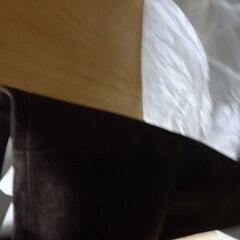 未使用　スエードブーツ　23,5の画像