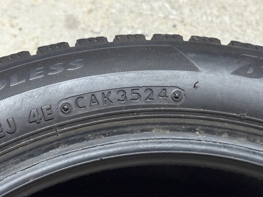 ブリヂストンVRX2 165/55R14 24年製　3本