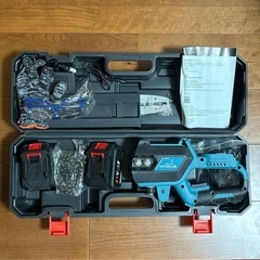 12インチ⭐️チェーンソー 充電式 電動ノコギリ バッテリー2個 切断径350㎜の画像
