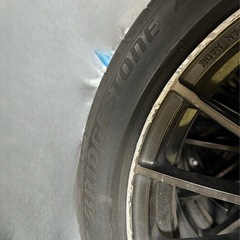 wedssports SA-15R アルミホイール　18インチ 4本セット PCD100 5穴 タイヤ付きの画像