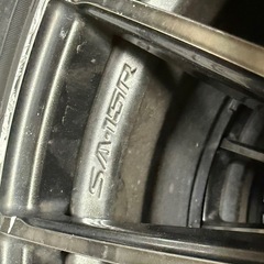 wedssports SA-15R アルミホイール　18インチ 4本セット PCD100 5穴 タイヤ付きの画像
