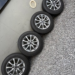 プロボックス.サクシード.ADバン等❗️155/80/14LT冬アルミセットの画像