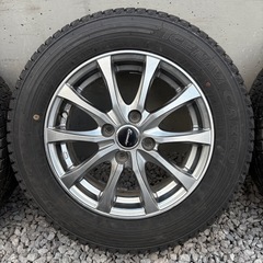 プロボックス.サクシード.ADバン等❗️155/80/14LT冬アルミセットの画像
