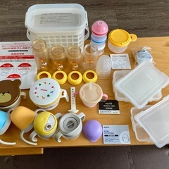 リッチェル ピジョン ミキハウス 哺乳瓶 消毒ケース 離乳食　保存容器　フリージングの画像